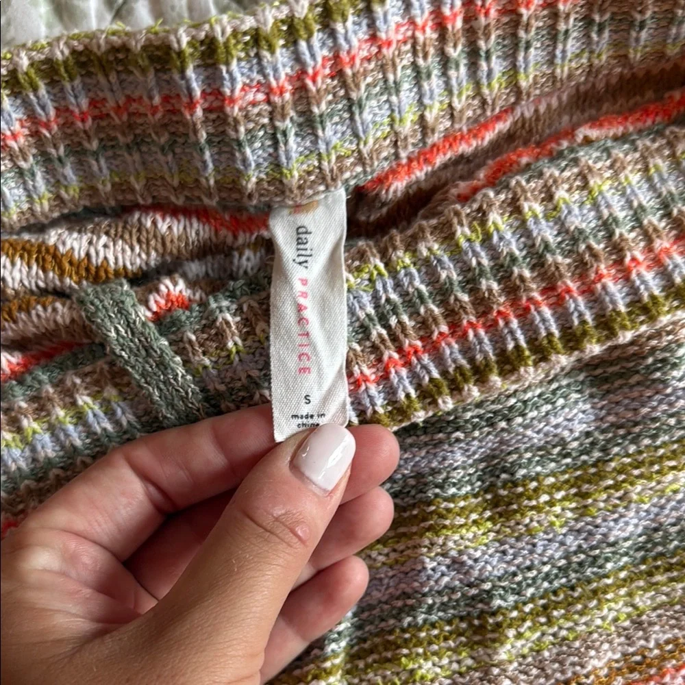 Anthropologie Multicolor Striped Knit Set - Picture 2 of 3